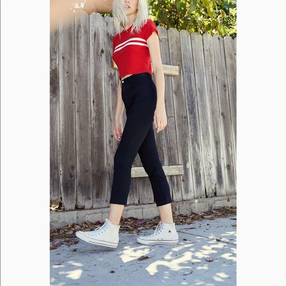 Brandy Melville Jane Pants - solid Black - Picture 6 of 7